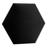 Polsterte Blende Schwarz